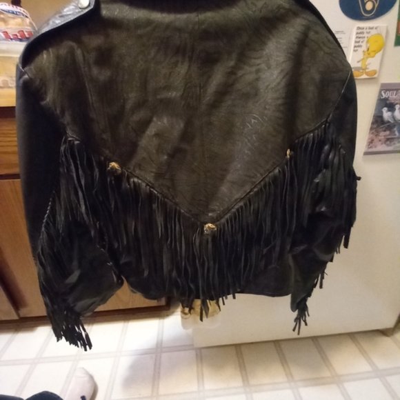 Original Berman's XL women leather jacket